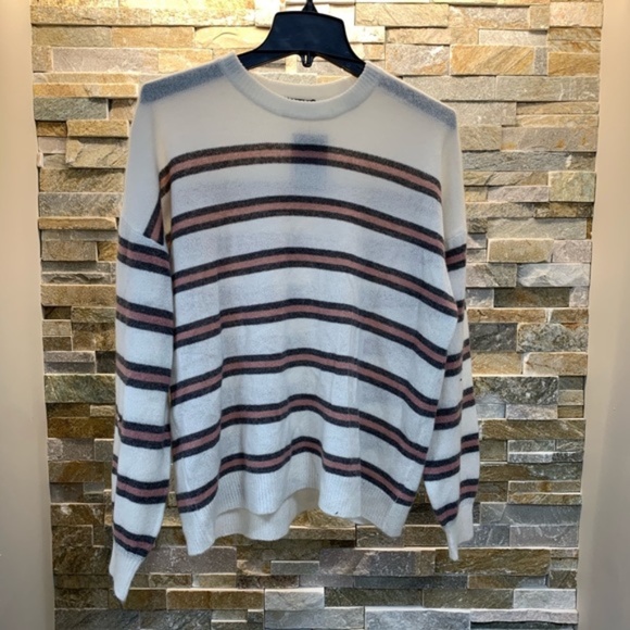 ATM ANTHONY THOMAS MELILLOStripe Cashmere Sweater - Picture 3 of 6